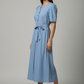 Premium soft denim long Dress