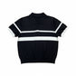 Knit Polo Top - Black | Free Size