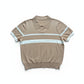Knit Polo Top - Beige | Free Size