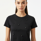 Black Pearl T-Shirt - Female Model Front Pose